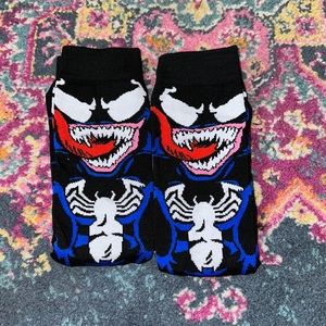 2 Marvel’s Venom: Cartoon Character Socks